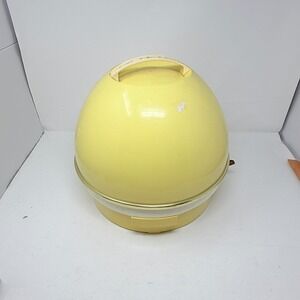 Oster Professional Deluxe Vintage‎ Yellow Hooded Hair Dryer Salon Beauty 375 01E